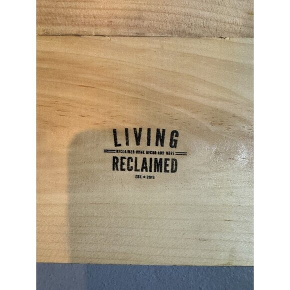 Mermaid Room Wall Decor Large Hand Painted Reclaimed Wood Made in USA Arielle - Picture 5 of 7